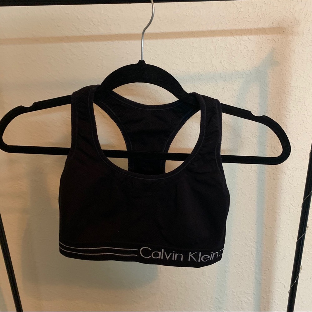 Calvin Klein medium control racerback sports bra